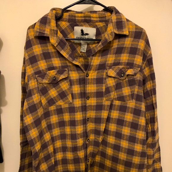 Field & Stream Other - Men’s Yellow Field and Stream Flannel Shirt-Large